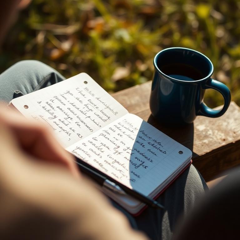 Handwritten field notes during a debrief
